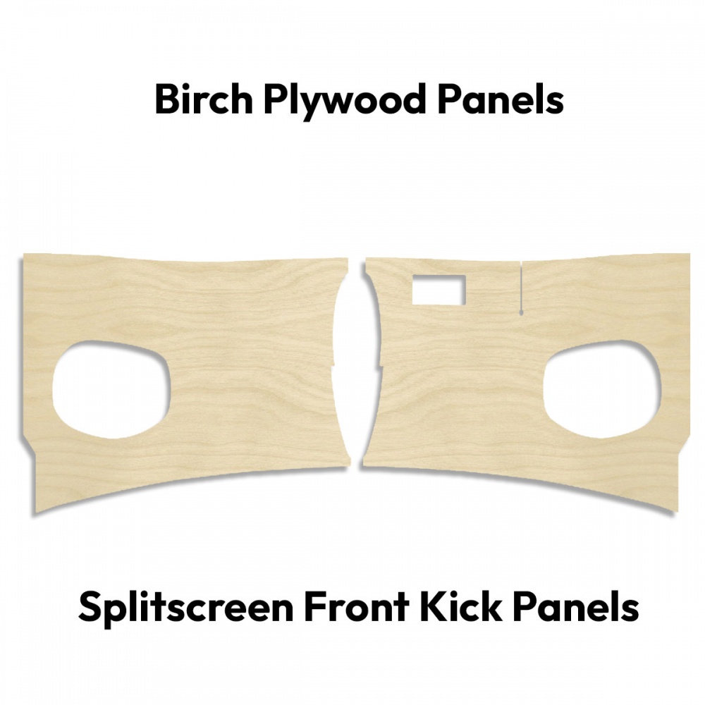 Split Screen Plywood Kick Panels
